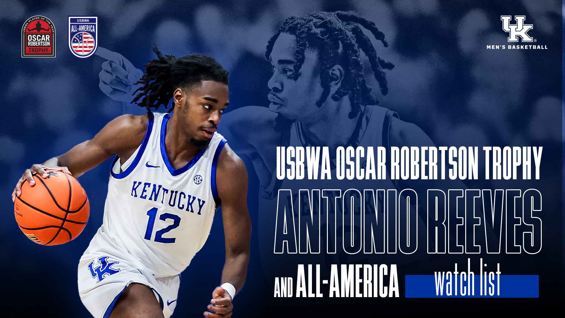 Antonio Reeves Appears on Oscar Robertson and All-America Watch List