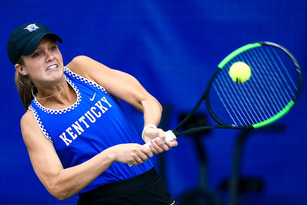 Ellie Eades.

Kentucky falls to Florida 4-2.

Photo by Eddie Justice | UK Athletics