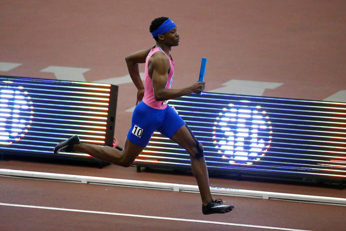 Fred Dorsey.

The University of Kentucky track and field team competes in day two of the 2018 SEC Indoor Track and Field Championships at the Gilliam Indoor Track Stadium in College Station, TX., on Sunday, February 25, 2018.

Photo by Chet White | UK Athletics