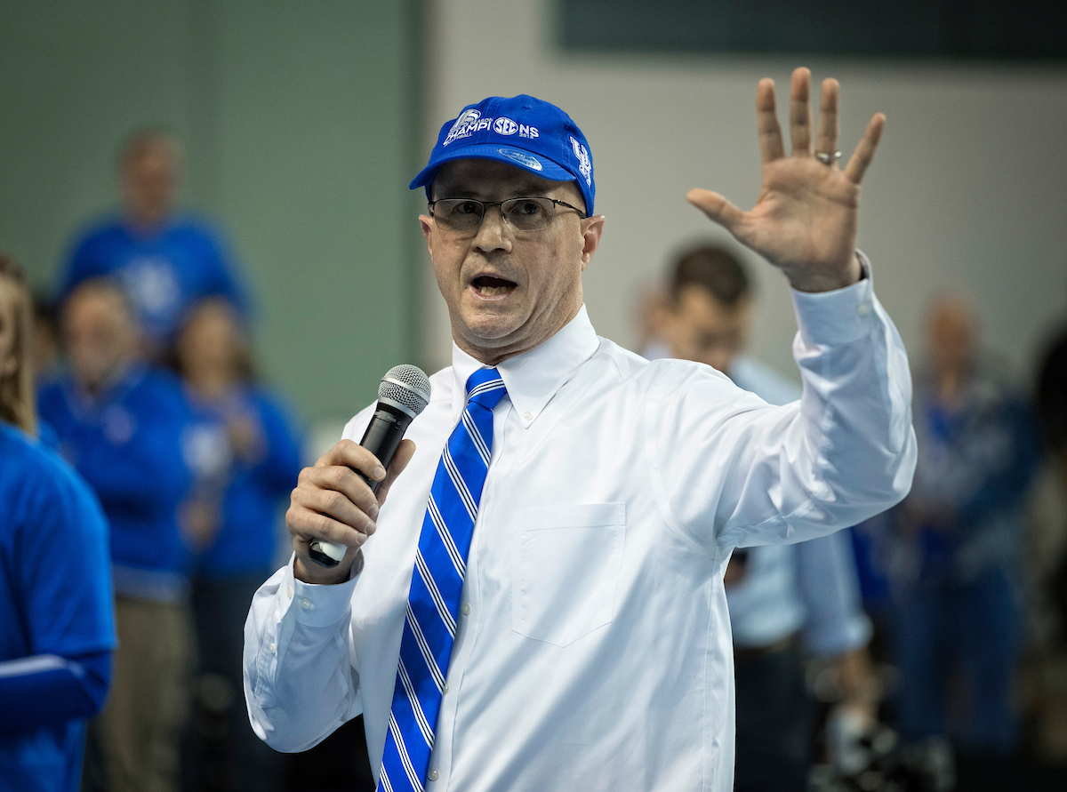 as Kentucky defeated  Auburn 3-0 on November 24, 2018.  Photo by Mark Cornelison | UKphoto