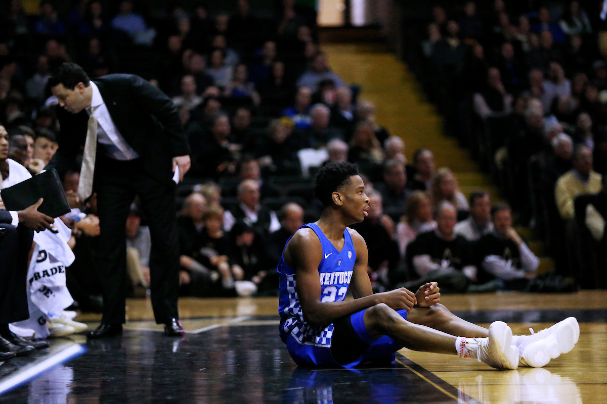 Shai Gilgeous-Alexander.

The University of Kentucky men's basketball team beat Vanderbilt 74-67 at Memorial Gymnasium in Nashville, TN., on Saturday, January 13, 2018.

Photo by Chet White | UK Athletics