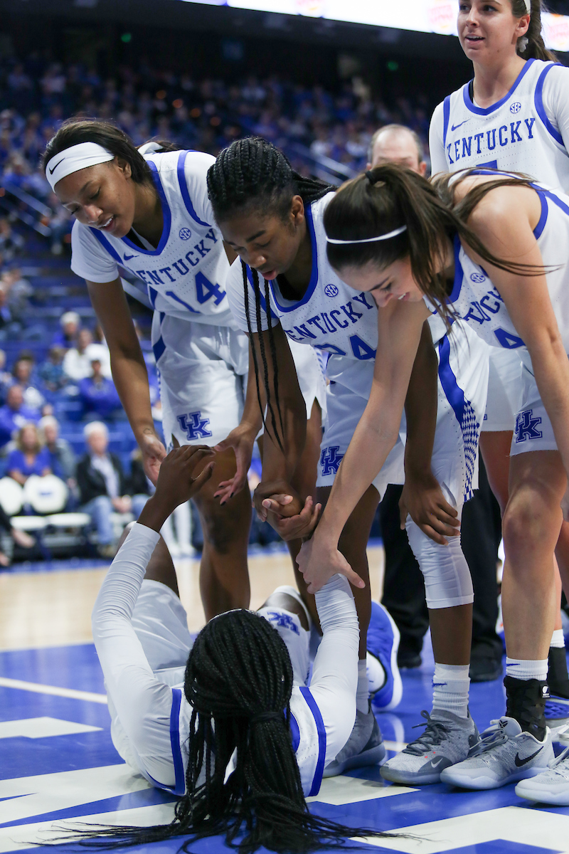 Team

The UK Women's Basketball team beat Florida 62-51. 

Photo by Hannah Phillips | UK Athletics