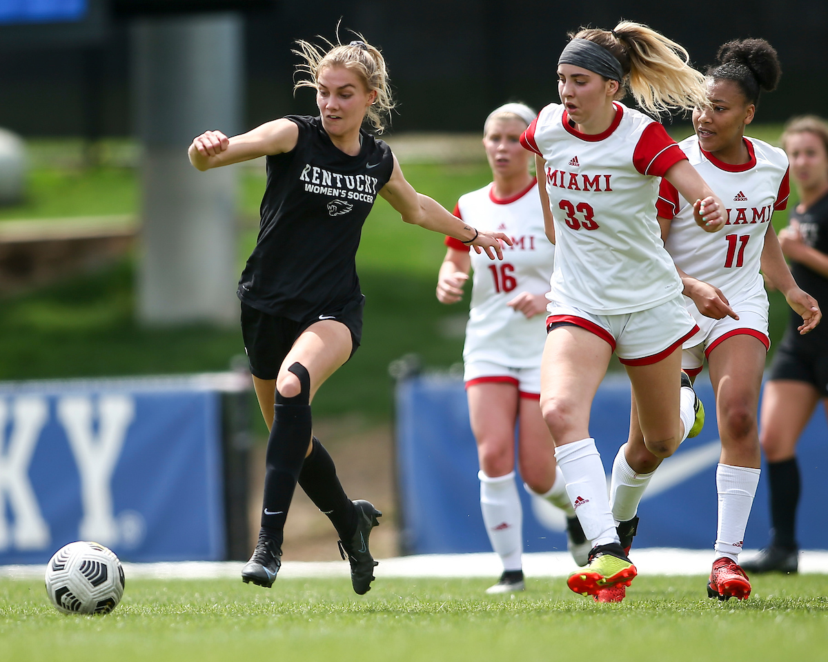 Hannah Richardson.

Kentucky ties Miami Ohio 1-1.

Photo by Grace Bradley | UK Athletics
