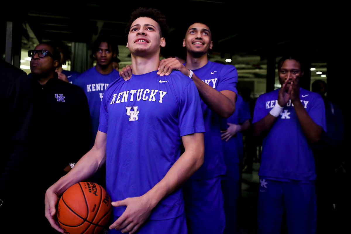 Kellan Grady. Jacob Toppin. Chin Coleman. Daimion Collins. TyTy Washington Jr.

Kentucky loses to Duke 79-71 in the Champions Classic at Madison Square Garden in New York on Nov. 9, 2021.

Photos by Chet White | UK Athletics