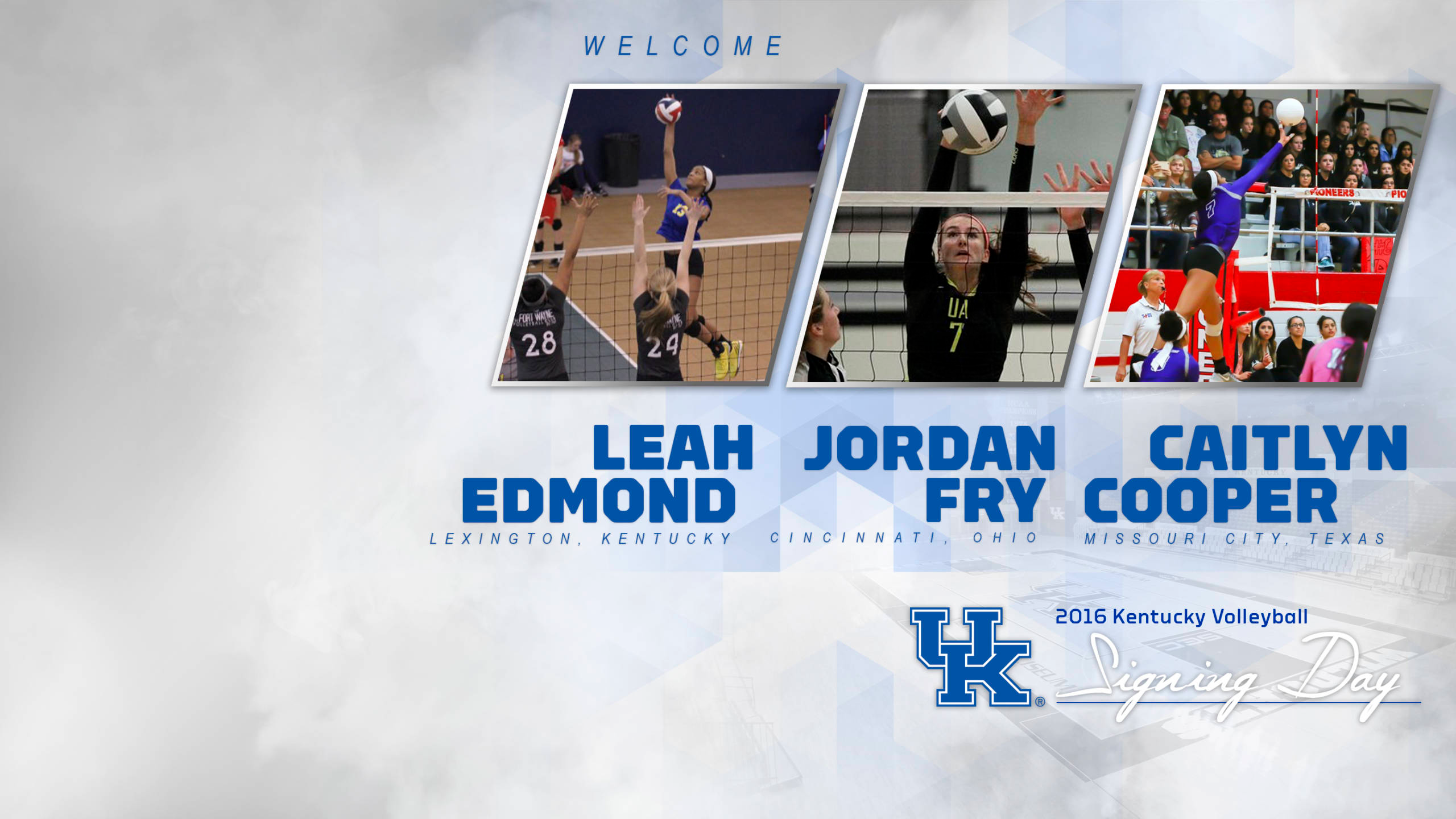 Kentucky Volleyball Adds Three Signees for 2016