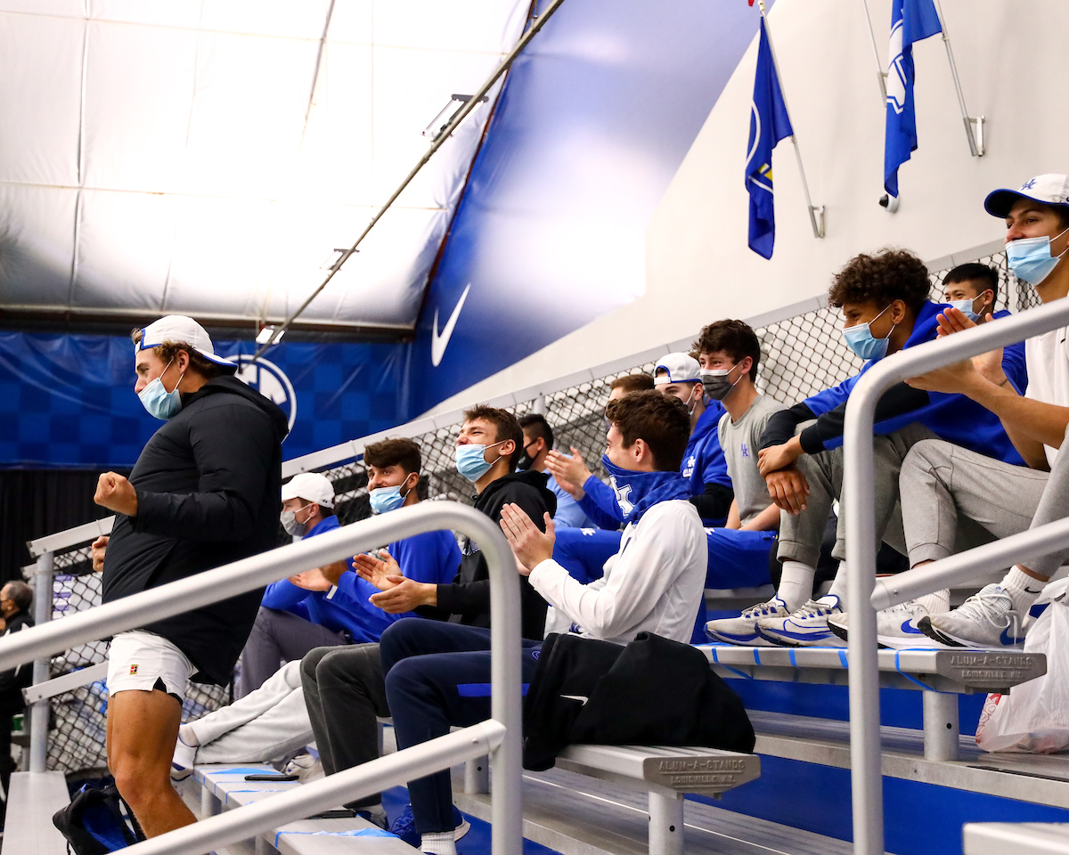 Men’s Tennis. 

Kentucky beats Miami 7-0.

Photo by Eddie Justice | UK Athletics