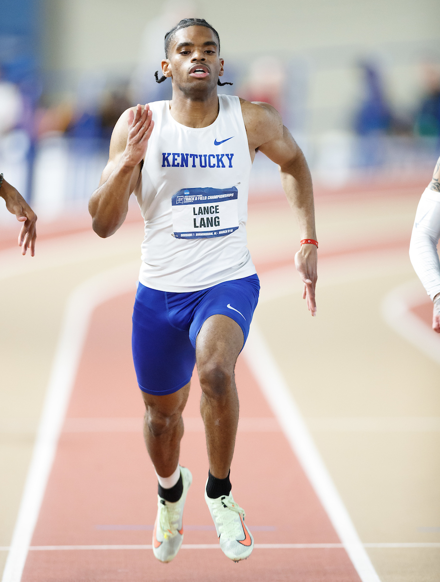 Lance Lang.

Day 1 of NCAA Track and Field Championship.

Photo by Elliott Hess | UK Athletics