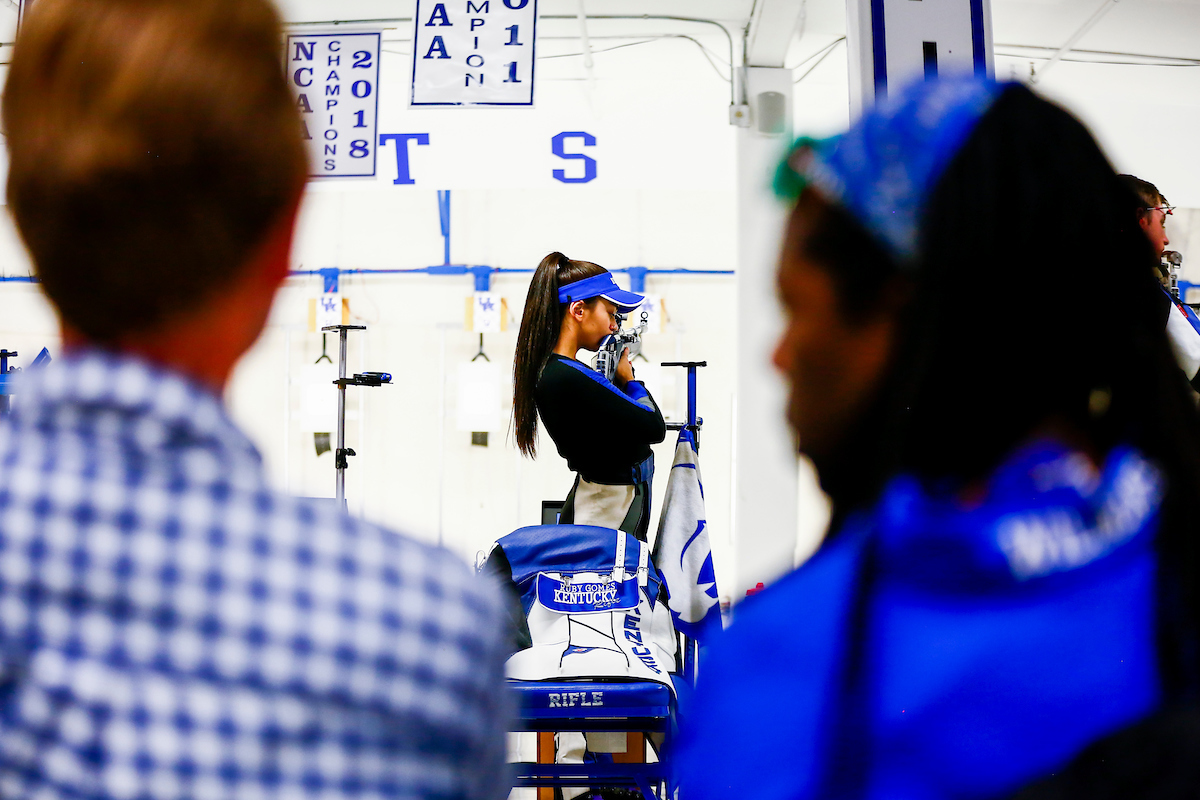 Ruby Gomes.

UK Rifle v Akron.

Photo by Hannah Phillips | UK Athletics