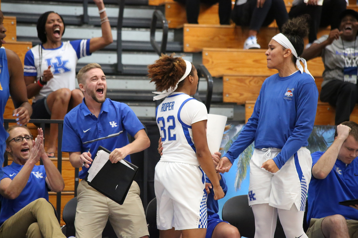 Game Two - Kentucky vs. UCLA

The women's basketball team travels to Saint Thomas to compete in the 2018 Paradise Jam Tournament from November 22nd-24th at the University of the Virgin Islands.

Photos by Noah J. Richter | UK Athletics