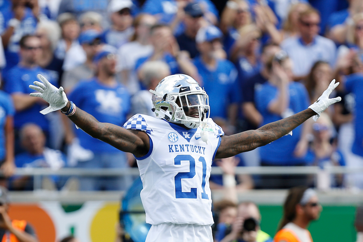 Chris Westry

The UK Football team beat Penn State 27-24 in the Citrus Bowl.

Photo by Michael Reaves | UK Athletics