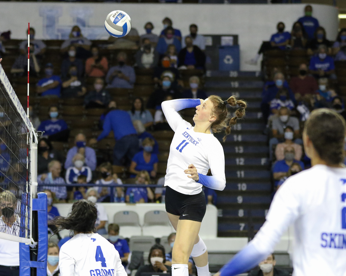Elise Goetzinger.

Kentucky beats Mizzou 3 - 0.

Photo by Tommy Quarles | UK Athletics