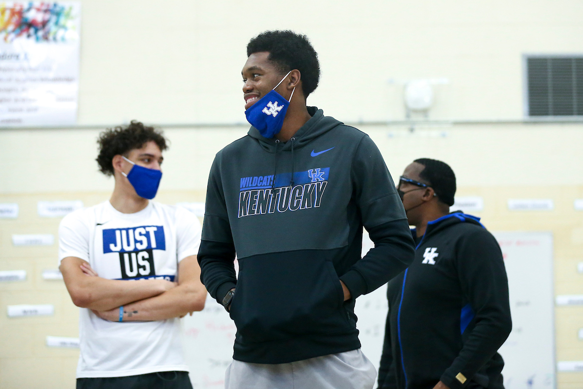 Keion Brooks Jr.

The Kentucky men's basketball team visited Fort Knox on Friday to visit with students and take a tour of the General George Patton Museum.

Photo by Grace Bradley | UK Athletics