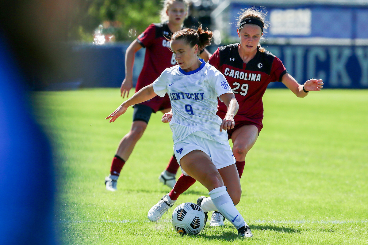 Marissa Bosco.

Kentucky falls to South Carolina 2 - 1.

Photo by Sarah Caputi | UK Athletics
