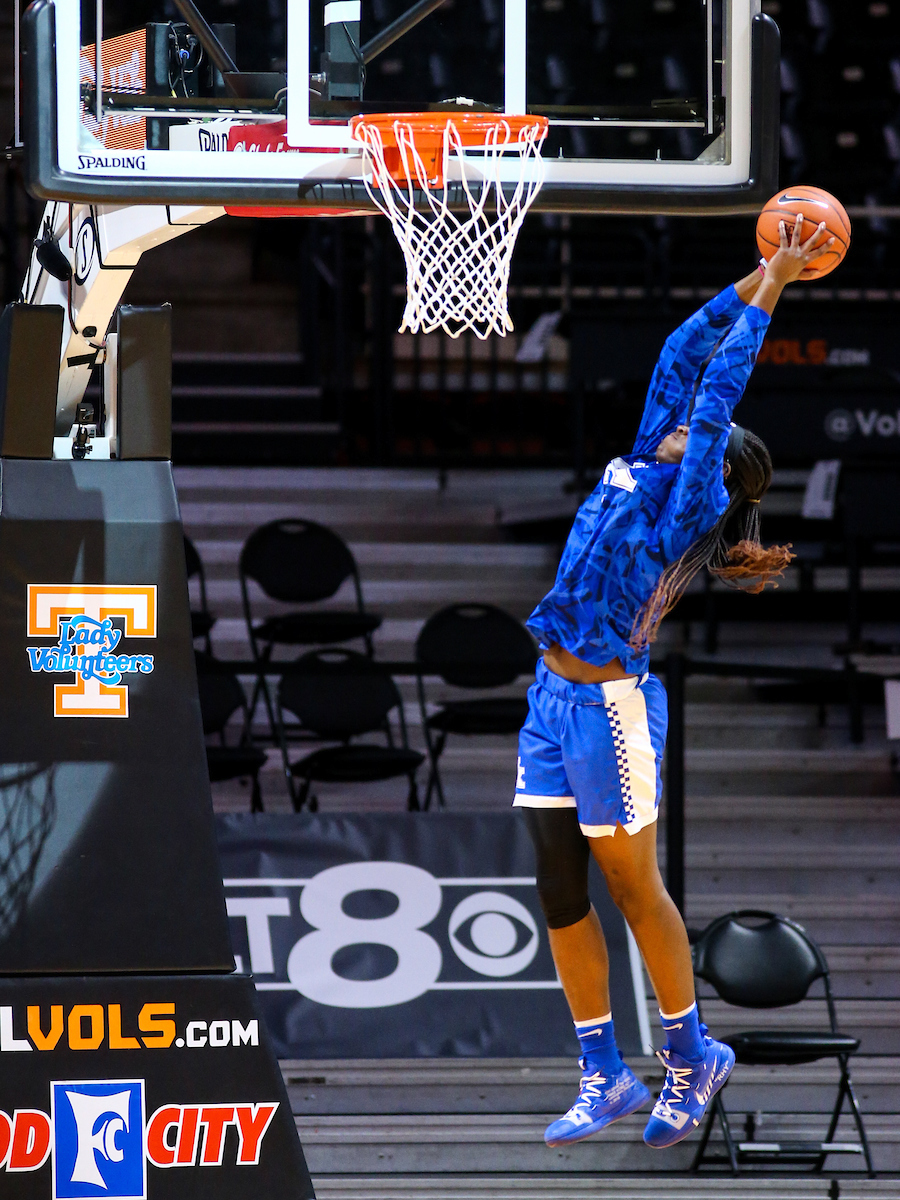 Rhyne Howard. 

Kentucky loses to Tennessee 70-53.

Photo by Eddie Justice | UK Athletics