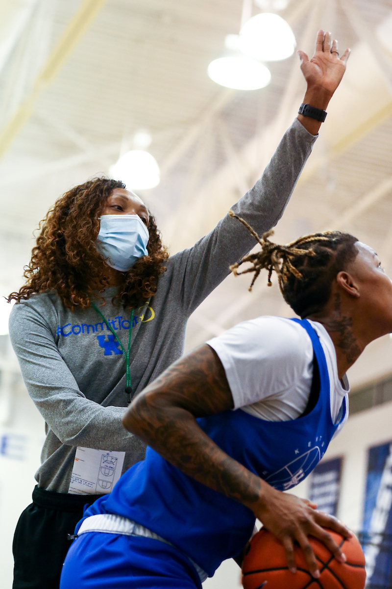 Kyra Elzy.

Kentucky Women’s Basketball Practice.

Photo by Eddie Justice | UK Athletics