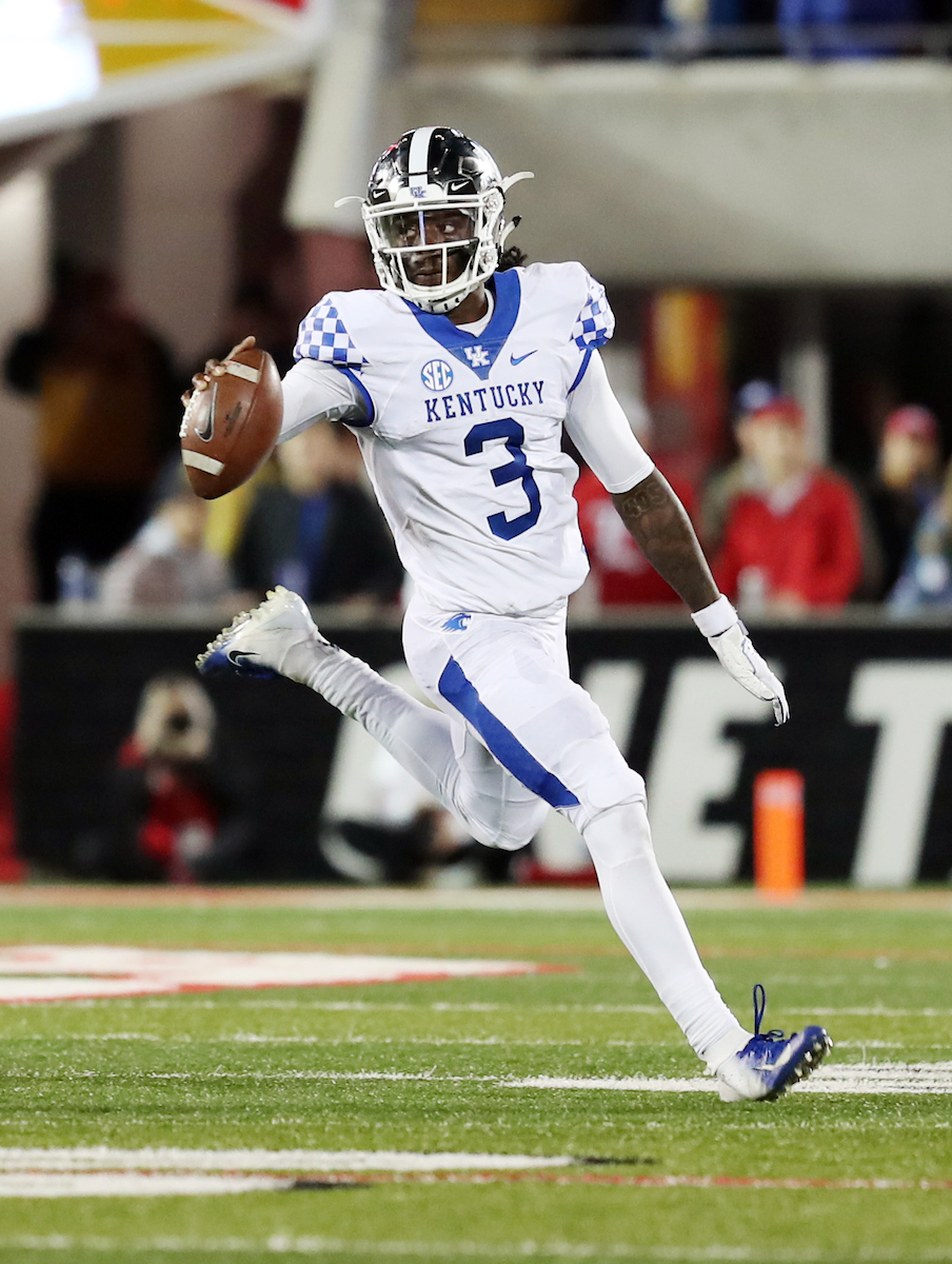 Terry Wilson

UK football beats Louisville 56-10 at Cardinal Stadium. 

Photo by Britney Howard  | UK Athletics