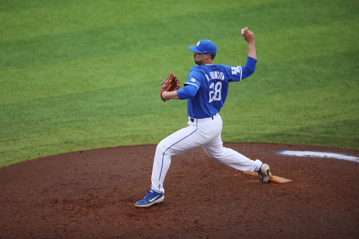 Ryan Johnson.

University of Kentucky baseball vs. Texas A&M.

Photo by Quinn Foster | UK Athletics