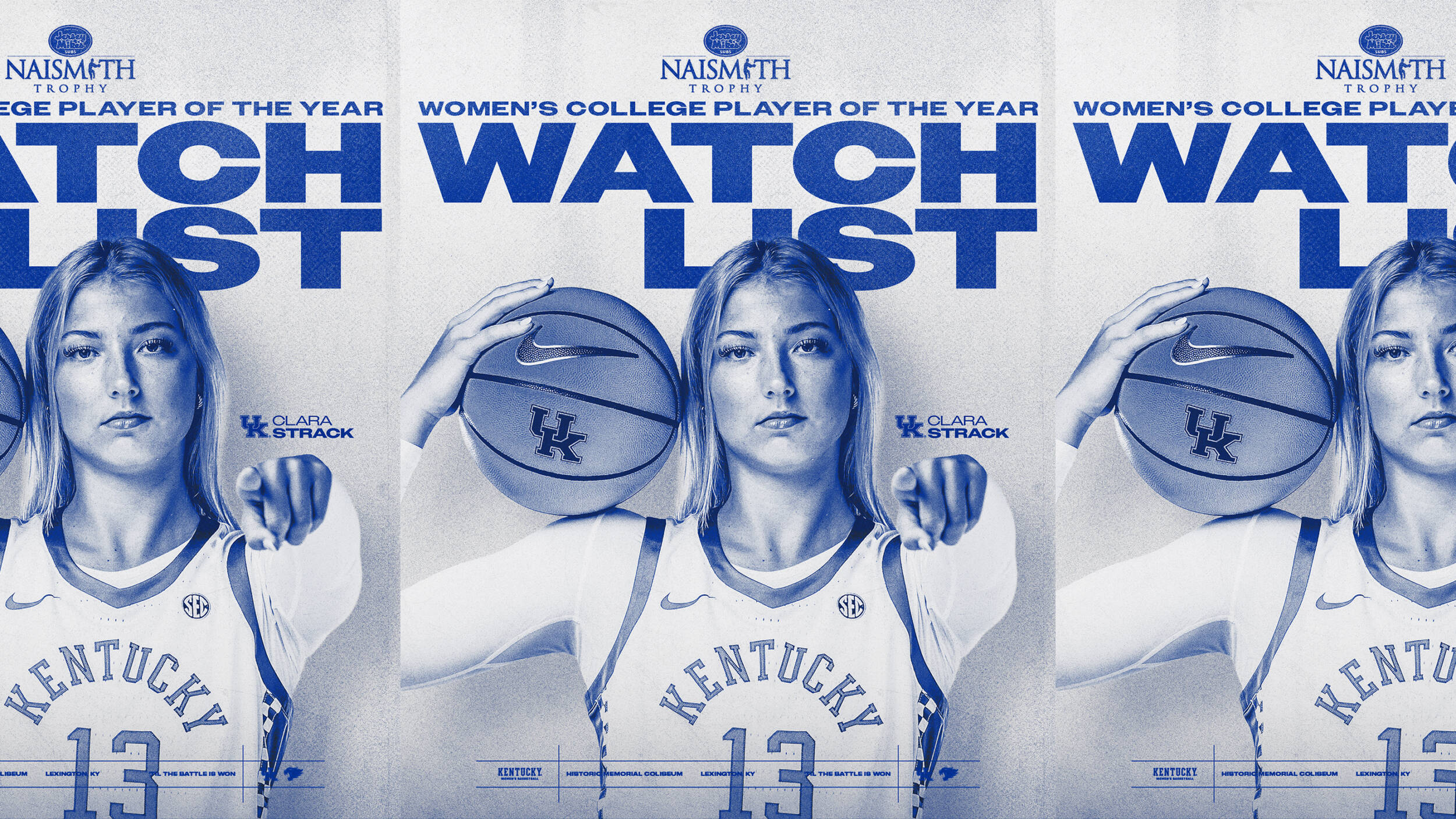 Clara Strack Named to Jersey Mike's Naismith Trophy Women's College Player of the Year Watch List