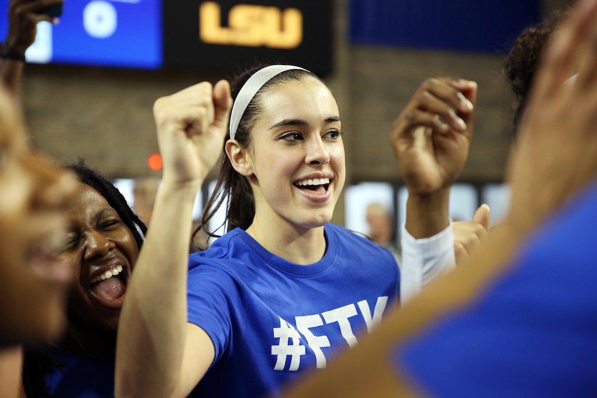 Maci Morris

The UK Women's Basketball team beat LSU on Senior Day on Sunday, February 24, 2019.

Photo by Britney Howard | UK Athletics