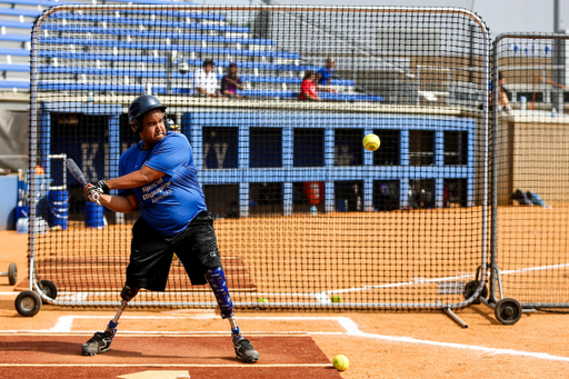 Fan. 

Kentucky Softball special olympics camp.

Photo by Eddie Justice | UK Athletics