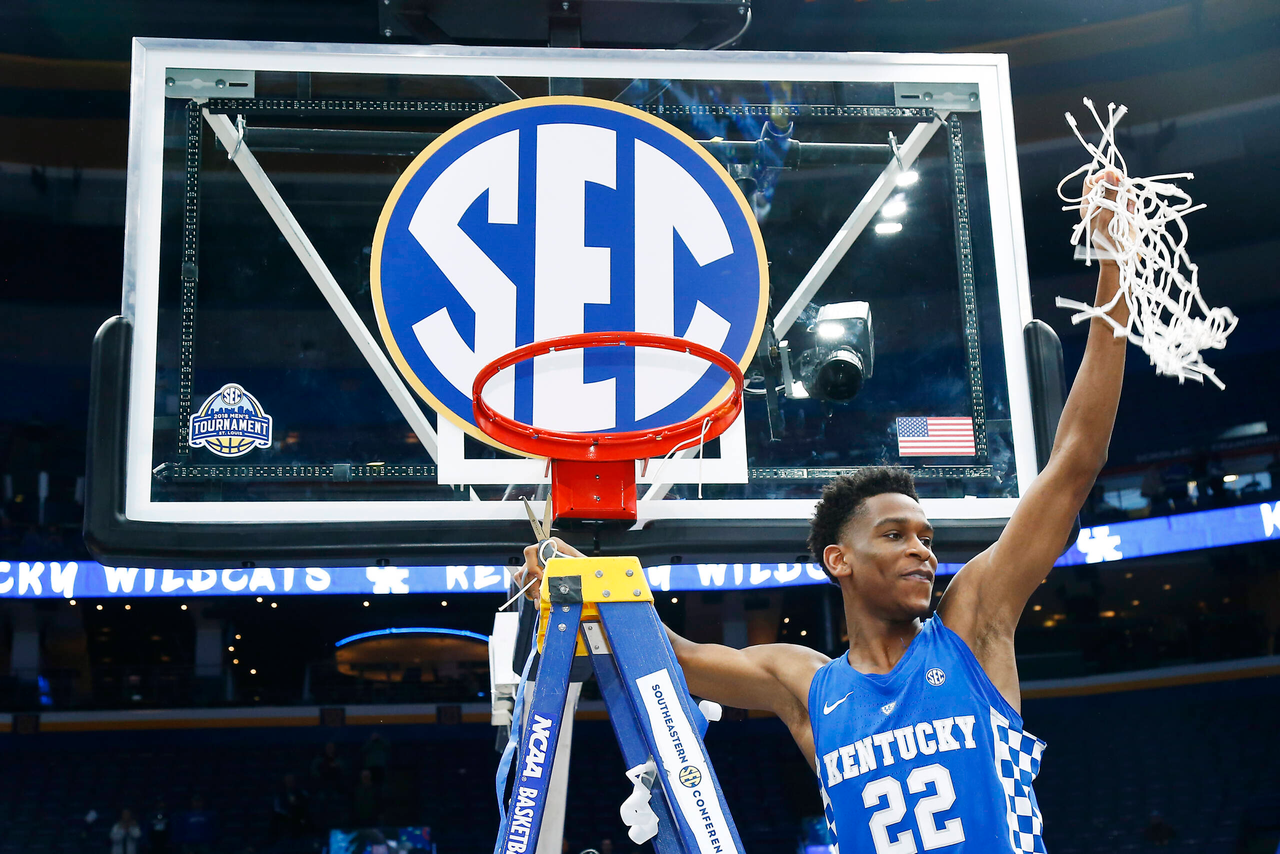 Shai Gilgeous-Alexander.

The University of Kentucky men's basketball team beat Tennessee 77-72 to claim the 2018 SEC Men's Basketball Tournament championship at Scottrade Center in St. Louis, Mo., on Sunday, March 11, 2018.

Photo by Chet White | UK Athletics