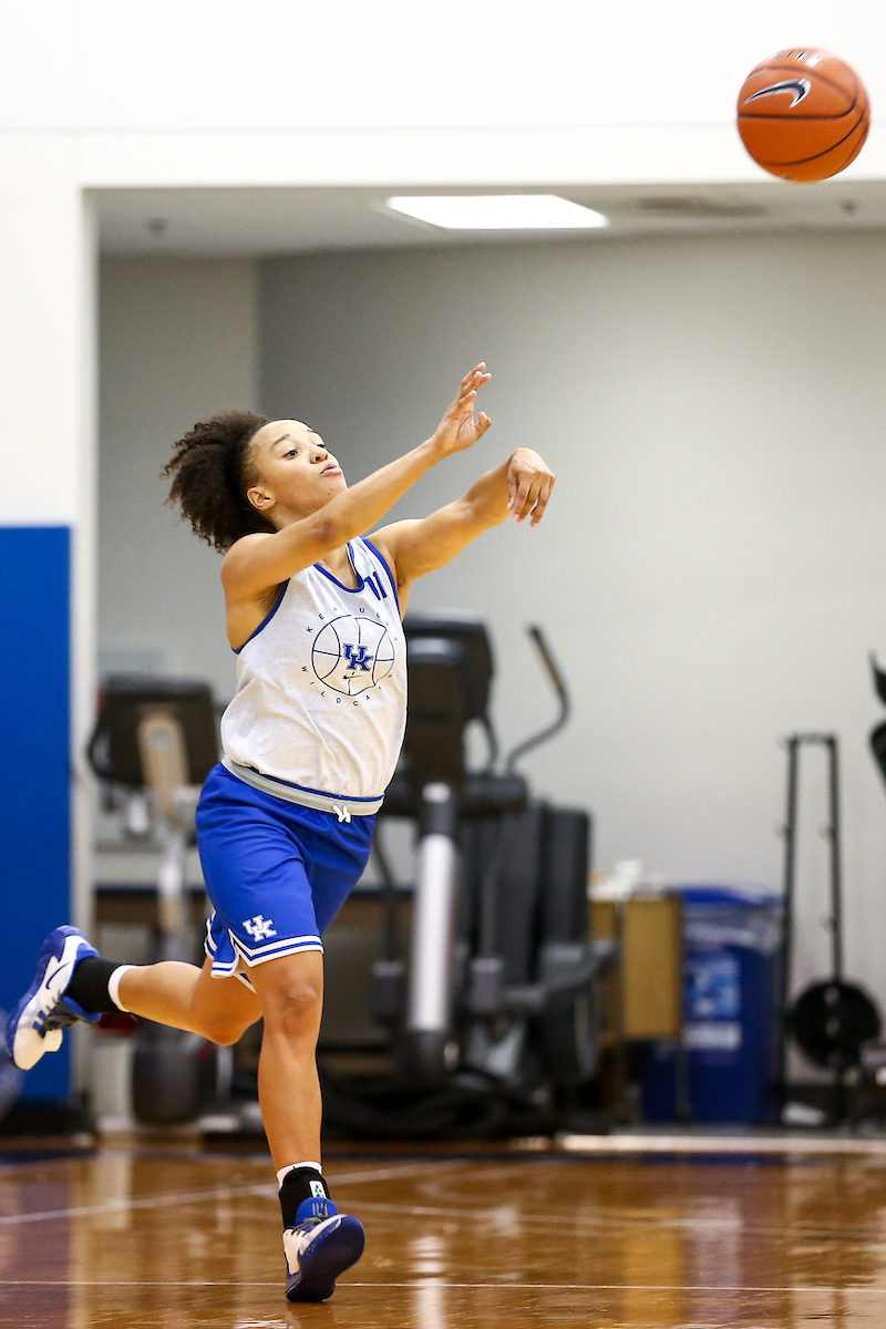 Jada Walker.

Kentucky Women’s Basketball Practice.

Photo by Eddie Justice | UK Athletics