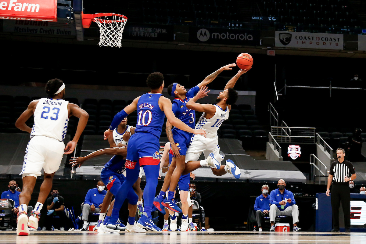 Davion Mintz.

Kentucky falls to Kansas, 65-62, in the State Farm Champions Classic.

Photo by Chet White | UK Athletics
