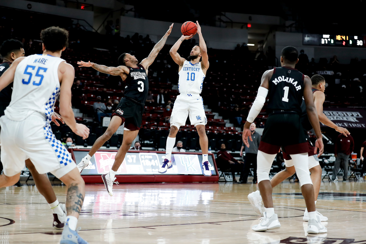 Davion Mintz.

Kentucky beat Mississippi State 78-73 in Starkville.

Photo by Chet White | UK Athletics