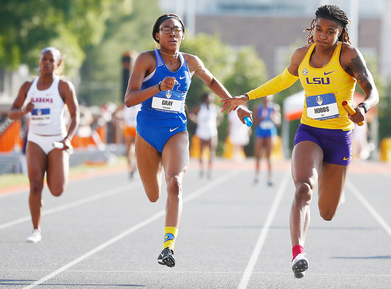 Kianna Gray.

Day three of the 2018 SEC Outdoor Track and Field Championships on Sunday, May 13, 2018, at Tom Black Track in Knoxville, TN.

Photo by Chet White | UK Athletics