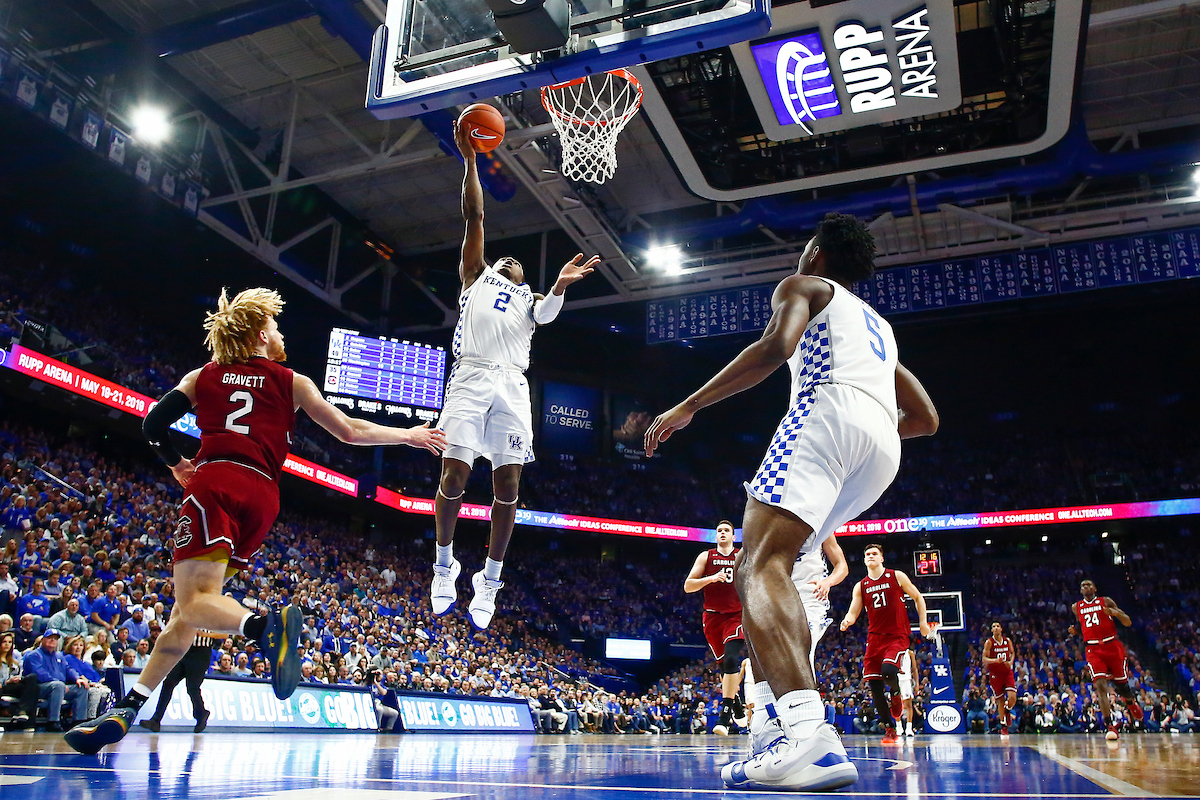 Ashton Hagans.

The University of Kentucky men's basketball team beats South Carolina 76-48.

Photo by Chet White| UK Athletics