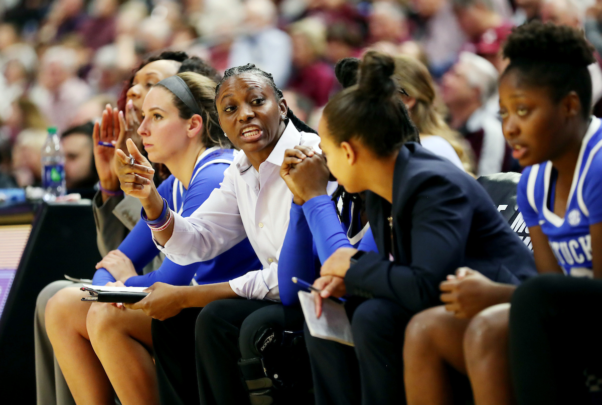 The UK Women's Basketball falls to Texas A&M. 
Photo by Hannah Phillips  | UK Athletics