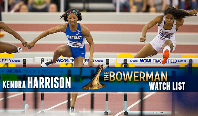 Kendra Harrison on Pre-Outdoor Bowerman Watch List