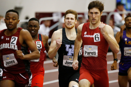 Ian Jones.

The University of Kentucky track and field team competes in day one of the 2018 SEC Indoor Track and Field Championships at the Gilliam Indoor Track Stadium in College Station, TX., on Saturday, February 24, 2018.

Photo by Chet White | UK Athletics