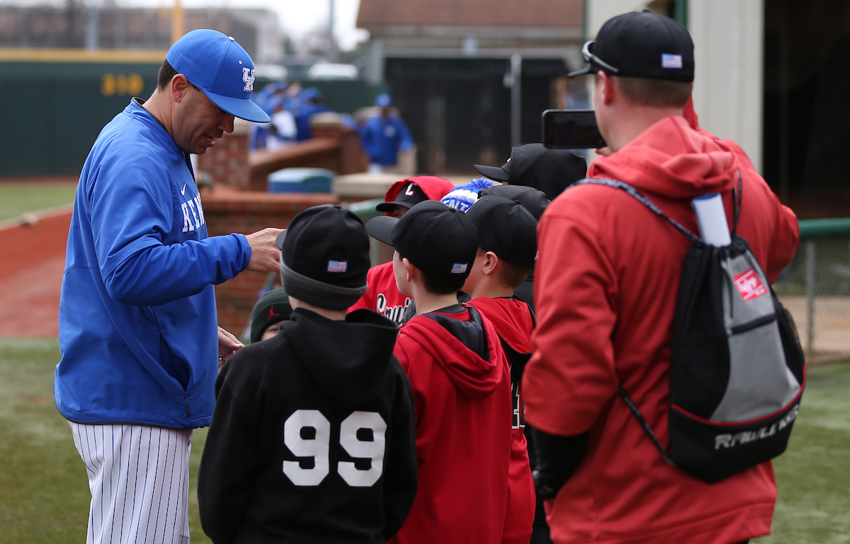 Coach Mingione

The University of Kentucky baseball team beat Texas Tech 11-6 on Saturday, March 10, 2018, in Lexington?s Cliff Hagan Stadium.

Barry Westerman | UK Athletics