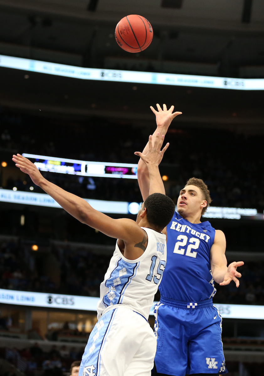 Reid Travis. 

UK beats to UNC 80-72. 


Photo By Barry Westerman | UK Athletics