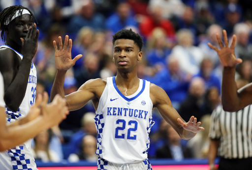 SHAI GILGEOUS-ALEXANDER

The University of Kentucky men's basketball team beat Louisville 90-61 on Friday, December 29, 2017 at Rupp Arena. 

Photo by Britney Howard | UK Athletics