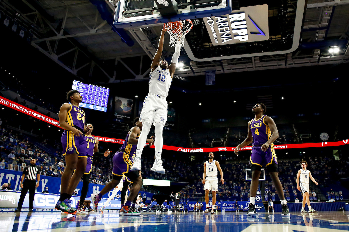 Keion Brooks Jr.

Kentucky beat LSU, 82-69.

Photo by Chet White | UK Athletics