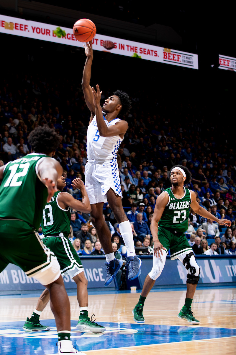 Immanuel Quickley.

Kentucky beat UAB 69-58.

Photo by Chet White | UK Athletics