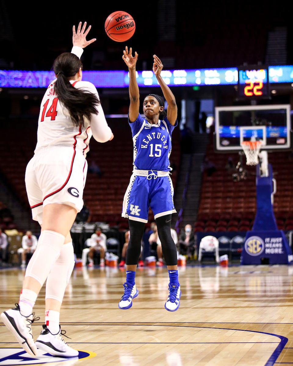 Chasity Patterson. 

Kentucky loses to Georgia 78-66 at the SEC Tournament. 

Photo by Eddie Justice | UK Athletics