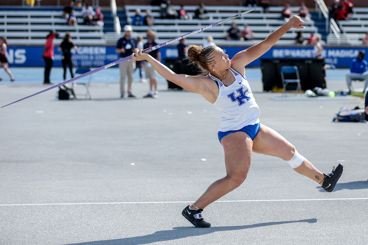 Jade Gates.

Kentucky Open (Outdoor).

Photo by Sarah Caputi | UK Athletics