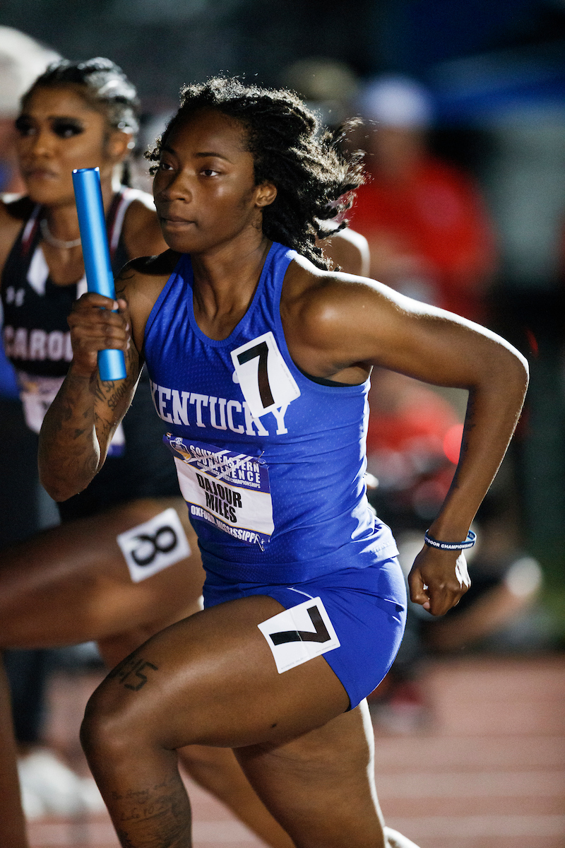 Dajour Miles.

SEC Day 3.

Elliott Hess | UK Athletics