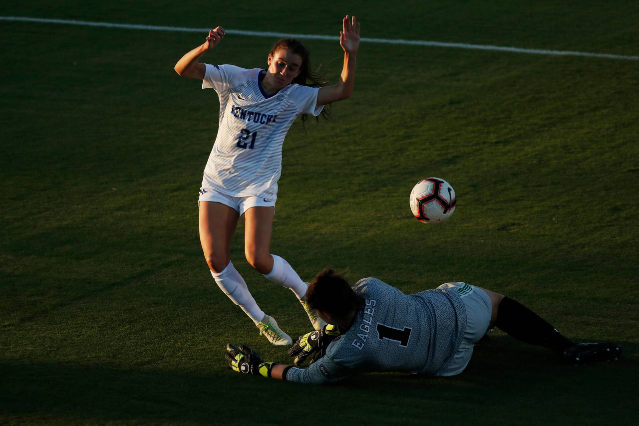 Eva Mitchell.

The Kentucky women's soccer team beat Morehead State 2-1.

Photo by Chet White | UK Athletics