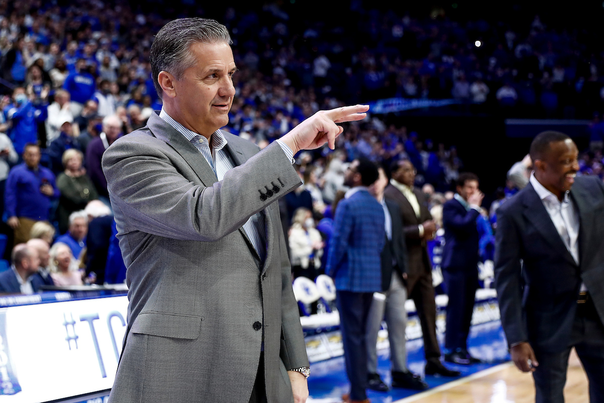 John Calipari.

Kentucky beat Alabama 90-81.

Photos by Chet White | UK Athletics