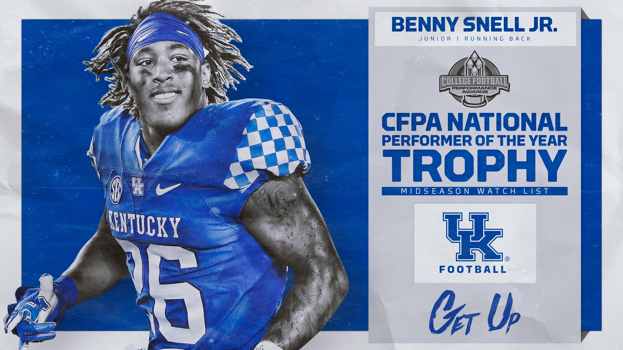 Benny Snell Jr. on National Performer of the Year Watch List
