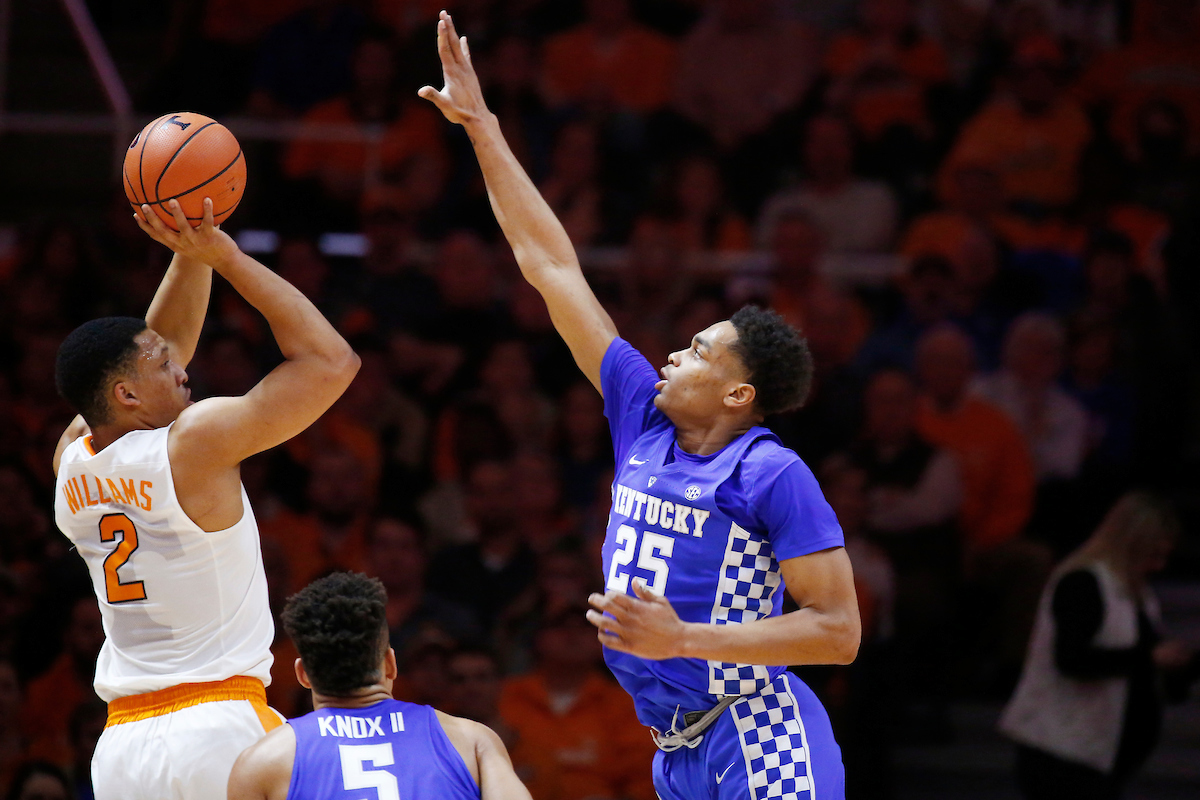 PJ Washington.

The University of Kentucky men's basketball team falls to Tennessee 76-65 on Saturday, January 6, 2018, at Thompson-Boling Arena in Knoxville, TN.

Photo by Chet White | UK Athletics