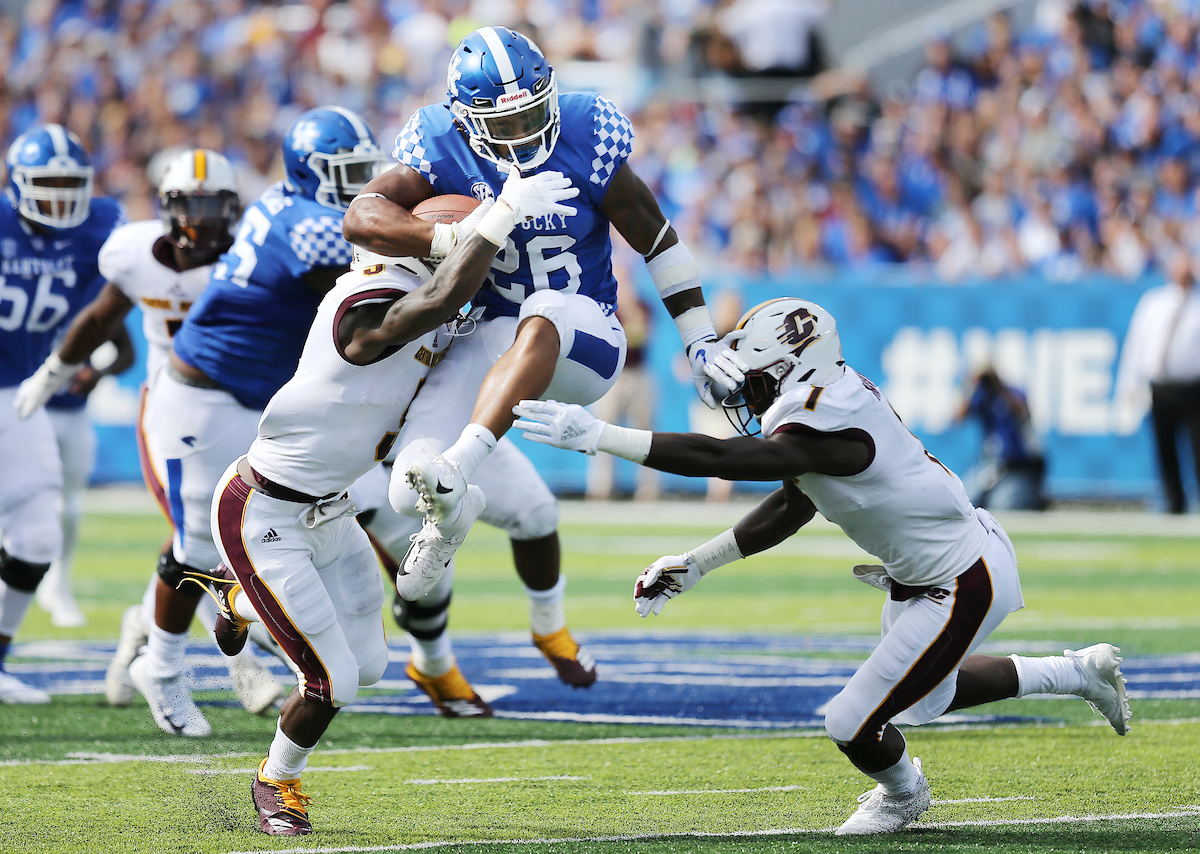 Benny Snell

Kentucky Football beats Central Michigan 35-20.

Photo by Britney Howard | UK Athletics