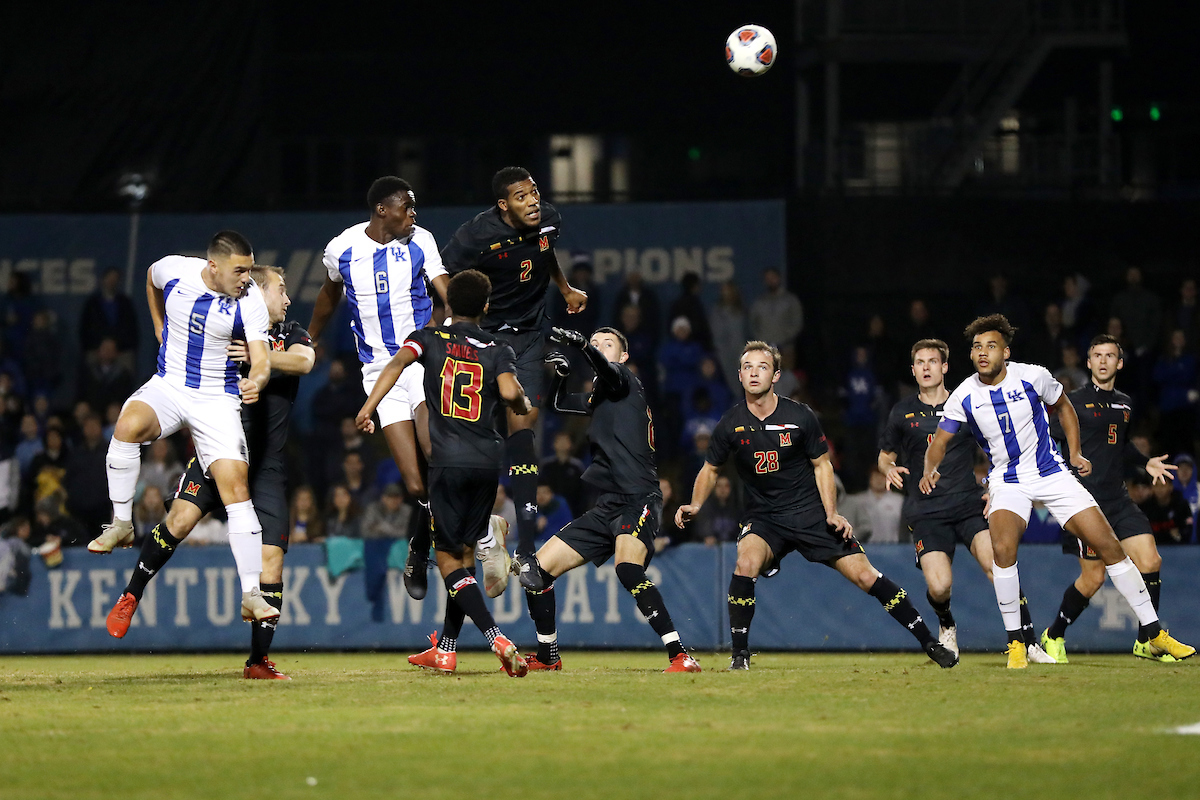 Aime Mabika.

Kentucky falls to Maryland 1-0.

Photo by Quinn Foster | UK Athletics