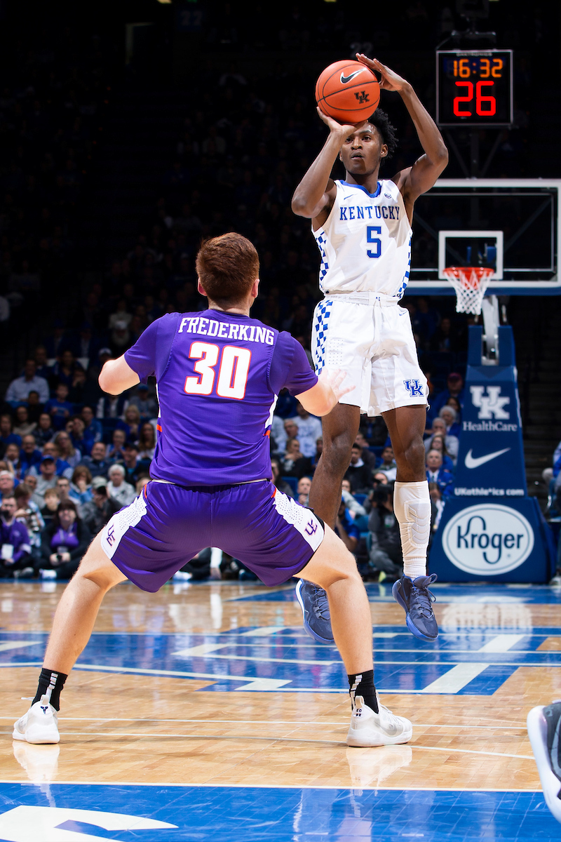 Immanuel Quickley.

UK falls to Evansville 67-64.

Photo by Chet White | UK Athletics