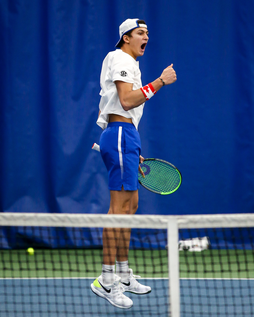 Alexandre Leblanc. 

Kentucky beat Bellarmine 7-0.

Photo by Eddie Justice | UK Athletics