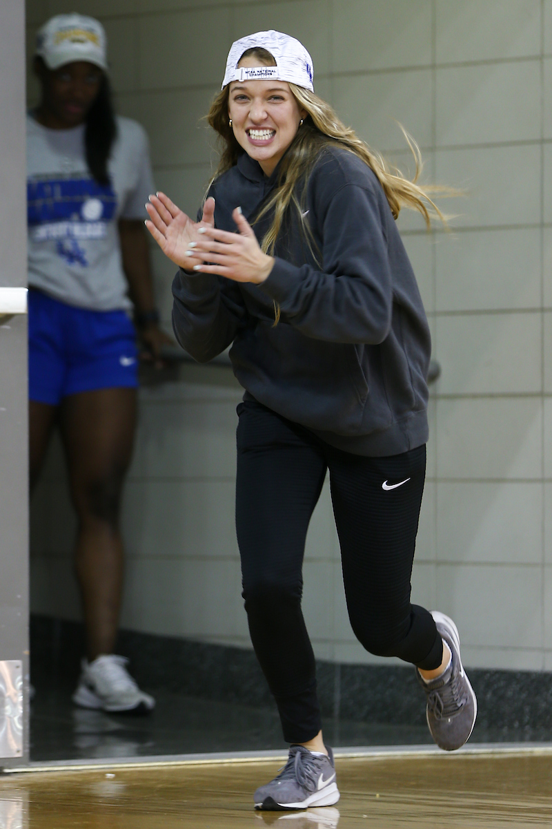 Maddie Berezowitz.

Kentucky Volleyball returns from winning NCAA Championship

Photo by Grant Lee | UK Athletics